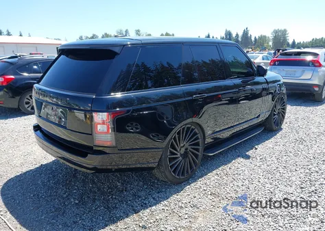 2014 Land Rover Range Rover 5.0L V8 Supercharged/5.0L V8 Supercharged Ebony Edition from USA, damaged, VIN SALGS2TF6EA156929